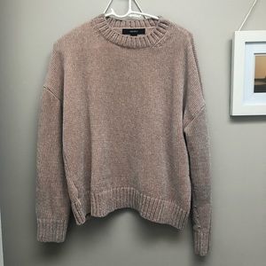 Forever 21 beige crew neck sweater Medium